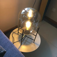 Pulpo Glass Table and Floor Lamp