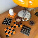 Color Tile Coaster Set