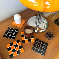 Color Tile Coaster Set