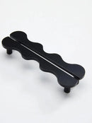 Brass Wave Shape Cabinet Handles Modern Drawer Pulls Gold/Black Furniture Handles for Kitchen Wardrobe Door-Letifly Lights and Decor