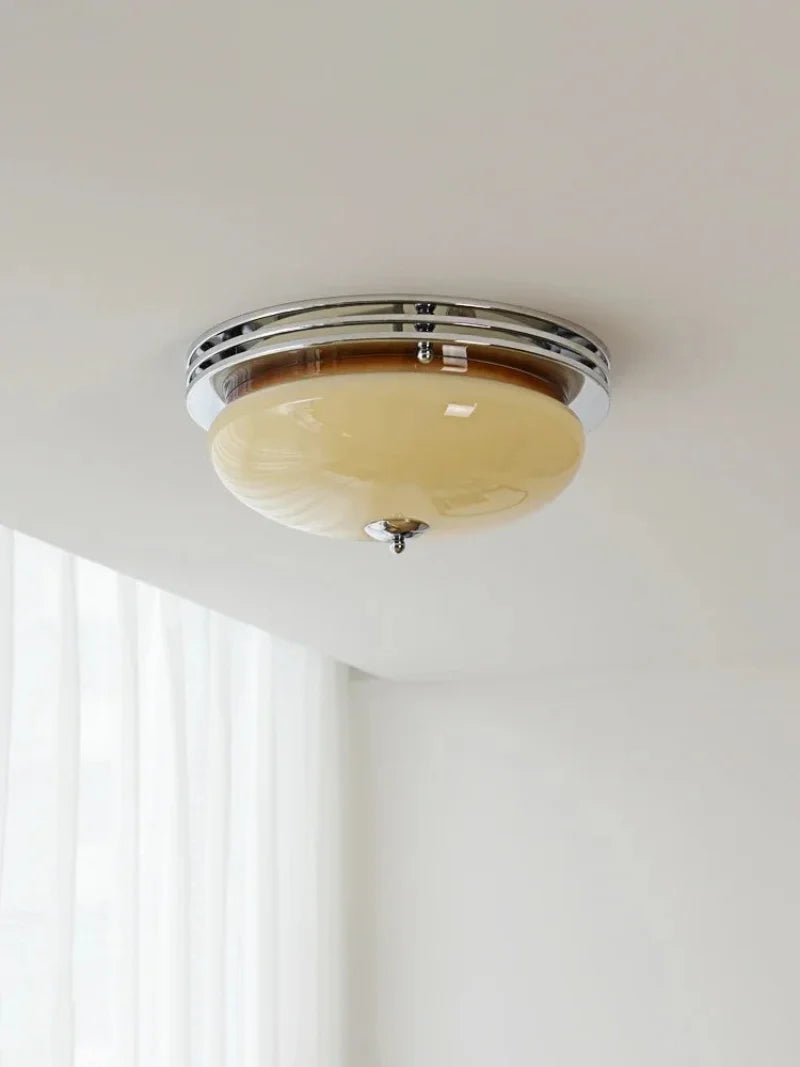 Crème Halo Ceiling Light