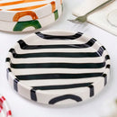 Atelier Stripe & Curve Plate-Letifly Lights and Decor
