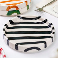 Atelier Stripe & Curve Plate-Letifly Lights and Decor