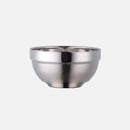 Small&Big Stainless Steel Chinese Rainbow Round Bowl Rice Soup Double Hot Insulation Container Noodle Bowl Kitchen Tableware-Letifly Lights and Decor