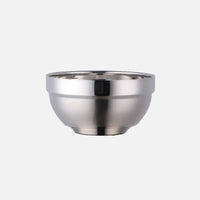 Small&Big Stainless Steel Chinese Rainbow Round Bowl Rice Soup Double Hot Insulation Container Noodle Bowl Kitchen Tableware-Letifly Lights and Decor