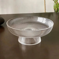 Hammered Glass Fruit Bowl