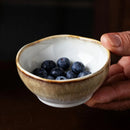 Celadon ceramic bowl organic edge reactive glaze ramen soup bowl artisan modern tableware