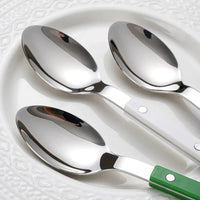 Letifly Lights & Decor - Harper 6pc Spoon Set - 304 stainless steel spoons with colorful handles for everyday dining and table settings