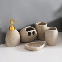 Resin Sand Bathroom Accessories