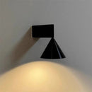 minimalist bedroom bedside wall lamp new conical geometric simple designer high-end background wall aisle lamp