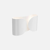 The Dichotomy Wall Light Modern wall light metal chrome black gold white dual glow contemporary lighting