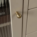 Letifly Lights & Decor - Sutton Brass Cabinet Pull - Slim antique brass cabinet handle with 128 mm mounting pitch