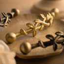 Santaya Brushed Brass Handles Vine-shaped for Kitchen Cabinets Bedroom Wardrobe Drawer Knobs and Furniture Handle-Letifly Lights and Decor
