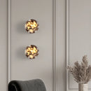 Marble wall sconce LED natural stone modern cylindrical ambient lighting