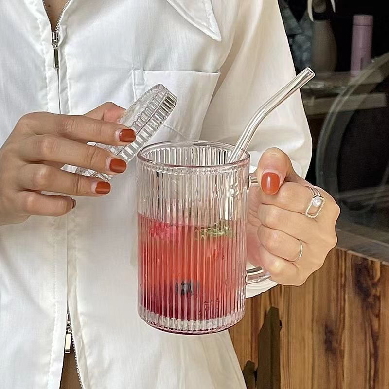 Simple Stripe Cup Glass