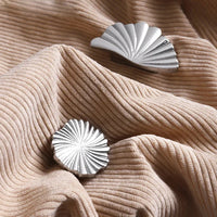 Santaya Brass Cabinet Pulls Cup Flat Chrome Drawer Pulls Kitchen Cupboard Bathroom Dresser Cabinet Knob Hardware Silver Handles-Letifly Lights and Decor