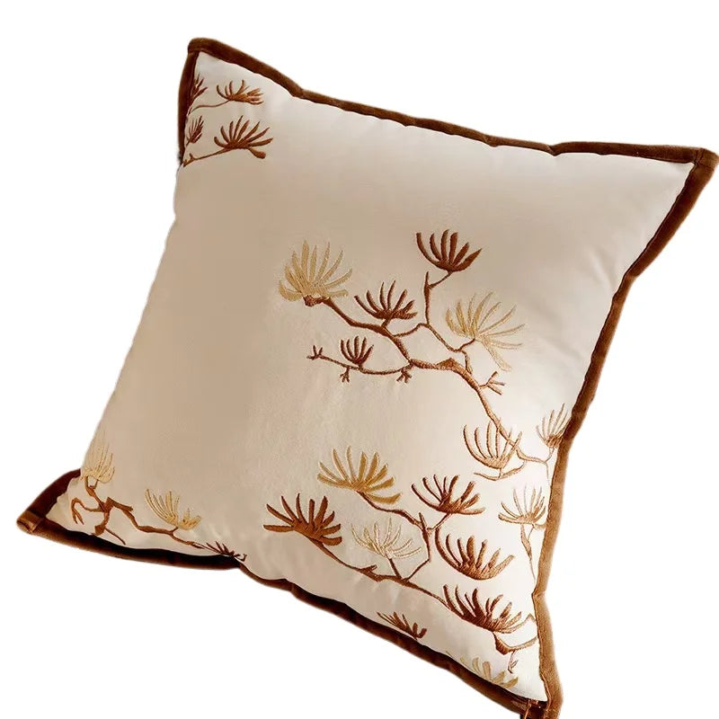 textured neutral throw pillow cover tufted cotton decorative cushion