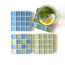 Color Tile Coaster Set