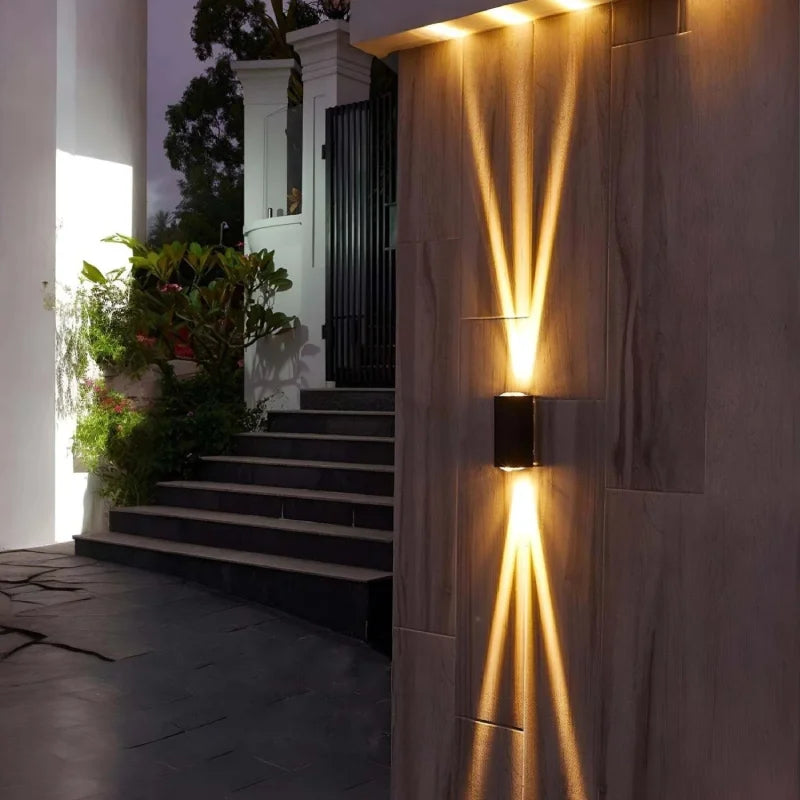 Radiant Beam Aluminum Wall Sconce