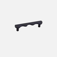 Brass Wave Shape Cabinet Handles Modern Drawer Pulls Gold/Black Furniture Handles for Kitchen Wardrobe Door-Letifly Lights and Decor