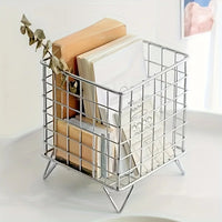 1pc Office Desk Storage Basket - Multi-functional Storage Basket, Shelf Basket-Letifly Lights and Decor