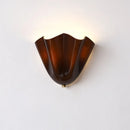 Wall Sconce petal glass sculptural ambient lighting colored glass decorative wall lamp