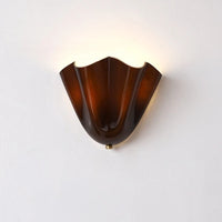 Wall Sconce petal glass sculptural ambient lighting colored glass decorative wall lamp