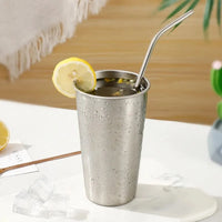 The EverCup Stainless steel camping indoor outdoor cup textured finish large capacity drinkware