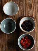 Celadon ceramic bowl organic edge reactive glaze ramen soup bowl artisan modern tableware