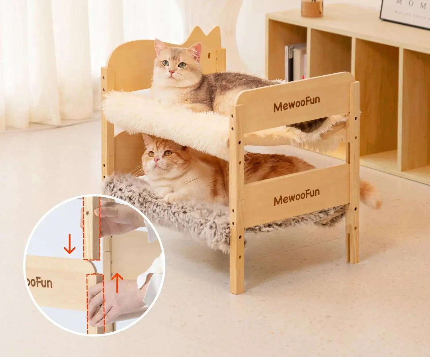 Woodland Cat & Dog Lounge Bed – Letifly Lights & Decor