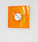 Modern Transparent Clock Klein Blue Wall Hanging Clock Timepiece for Bedroom Living Room Office Acrylic Square Wall Decor-Letifly Lights and Decor