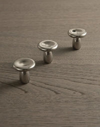 Kinetic Line Knobs & Pulls Minimalist brass cabinet knobs and pulls solid brass modern hardware set