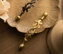 Santaya Brushed Brass Handles Vine-shaped for Kitchen Cabinets Bedroom Wardrobe Drawer Knobs and Furniture Handle-Letifly Lights and Decor
