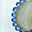 Colorful frosted glass vase ring design mini cylindrical bud vase for stems candles diffuser