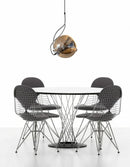 amber globe glass pendant light with iron frame modern ceiling lamp for dining room kitchen office