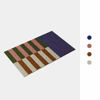 PVC Grids Floor Anti Slip Pad Aesthetic Home Room Decor Geometric Bathroom Mat Soft Rug Bedroom Carpet Doormat-Letifly Lights and Decor