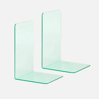 Acrylic bookends colorful modern L-shaped desk organizer