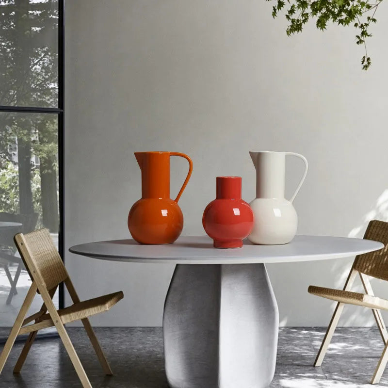 Orbita Glazed Ceramic Vase