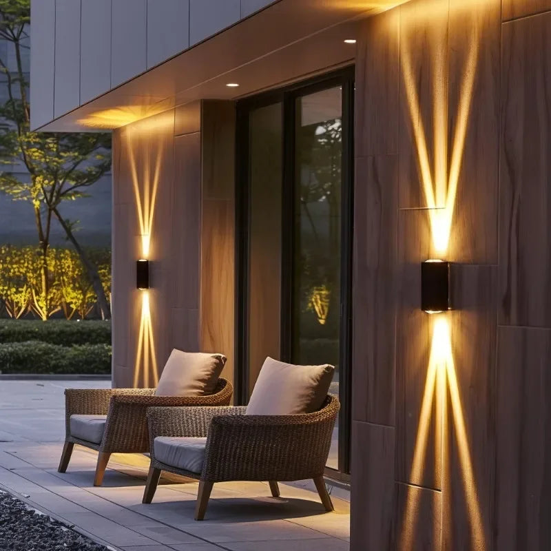 Radiant Beam Aluminum Wall Sconce