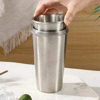 The EverCup Stainless steel camping indoor outdoor cup textured finish large capacity drinkware