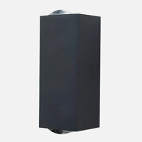 LED modern up-and-down wall lamp black aluminum outdoor indoor warm white anti-rust wall sconce