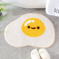 Egg and Toast Tufted Rug & Bath Mat
