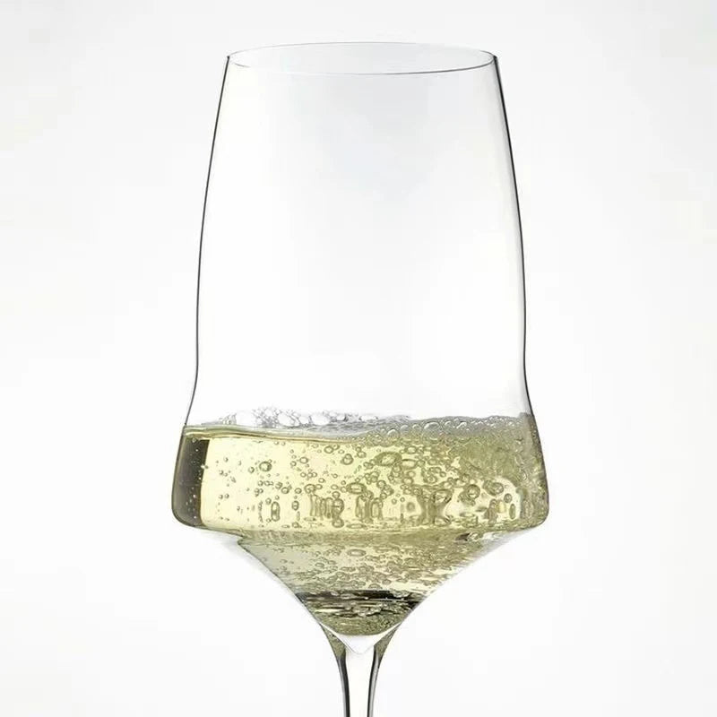 Mouth Blown Crystal Wine Glass