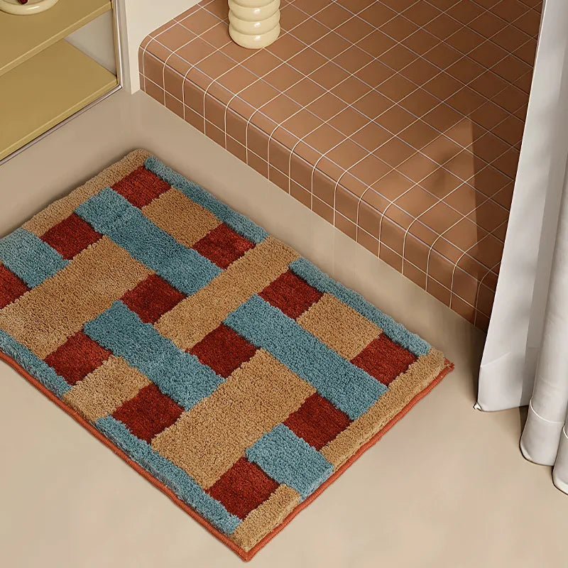 Harlequin Grid Tufted Rug