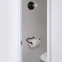 Red Black Toilet Paper Holder Resistant Tissue Paper Towel Rack For Bathroom Kitchen Washroom Screw Wall Mount Hook Accessory-Letifly Lights and Decor