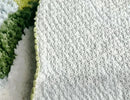 Irregular green landscape tufted area rug with moss texture multicolor abstract design