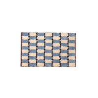 Grids Print Bedroom Mat Soft Tufted Carpet Bathroom Rug Living Area Floor Pad Doormat Aesthetic Home Room Decor-Letifly Lights and Decor