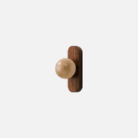 solid wood hemisphere cabinet pulls minimalist round drawer handles natural wood furniture hardware