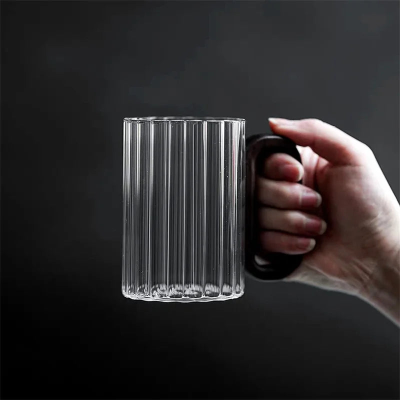 Walnut Loop Glass Coffee Mug – Letifly Lights & Decor