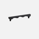 Brass Wave Shape Cabinet Handles Modern Drawer Pulls Gold/Black Furniture Handles for Kitchen Wardrobe Door-Letifly Lights and Decor